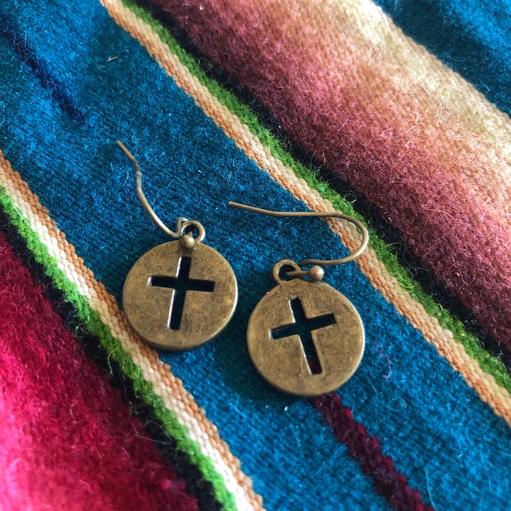 Cross earrings